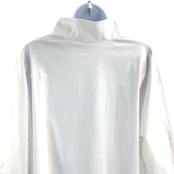 Tuckernuck | NEW White Feather Willow Three-quarter Blouse Size L - Picture 8 of 11